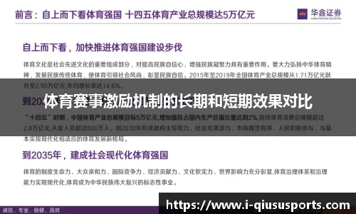 体育赛事激励机制的长期和短期效果对比